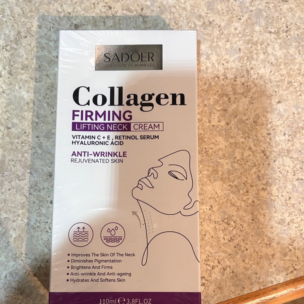 Sadoer Collagen Firming Neck Cream vitamin C+E retinol serum hyaluronic acid NEW